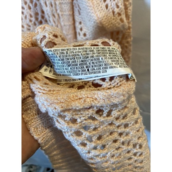 Forever 21 Sweater Womens Small Pink Open Front Pocketed Cardigan Ladies - Picture 5 of 9